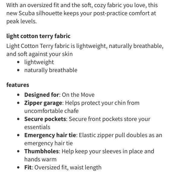 NWT Lululemon Scuba Oversized Full Zip Sonic Pink Size M/L - Picture 9 of 10